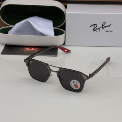 Ray-Ban Smoke Grey Black Sunglasses