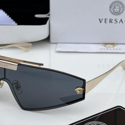 Versace Gold Black Sunglasses – Luxury Designer Shades