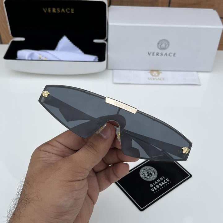 Versace Gold Black Sunglasses – Luxury Designer Shades