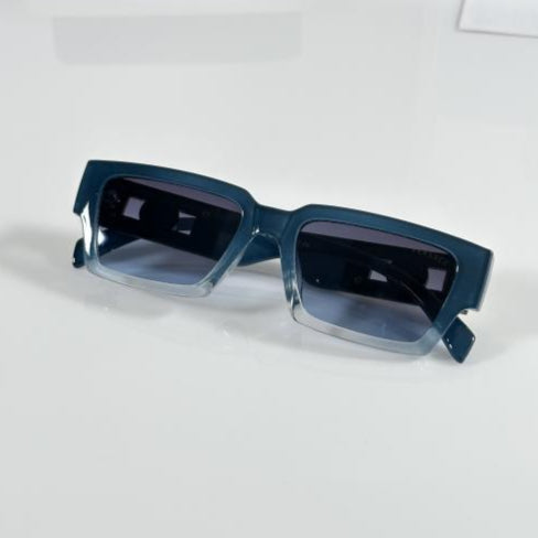 Versace Gold Blue Sunglasses – Bold Luxury Statement