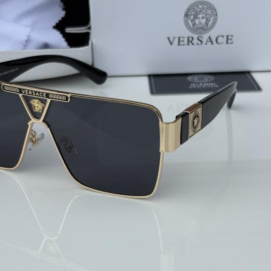 Versace Golden Black Sunglasses – Bold Italian Luxury