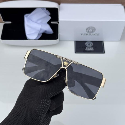 Versace Golden Black Sunglasses – Bold Italian Luxury