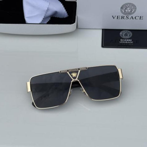 Versace Golden Black Sunglasses – Bold Italian Luxury