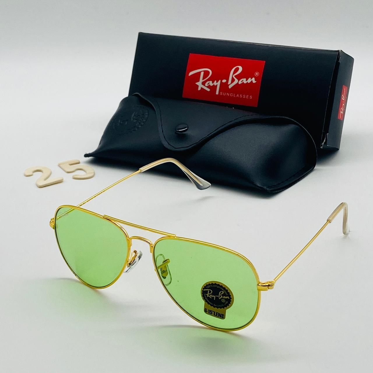 RB green Sunglass For Unisex