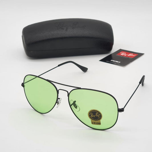 RB Green & Black Aviator Causal Latest Sunglass For Unisex