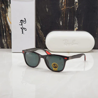 RB Black & Black Wintage Sunglass For Unisex.