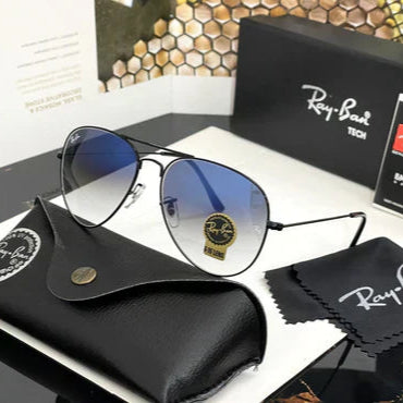 RB Blue Shade & Black Sunglass For Unisex.
