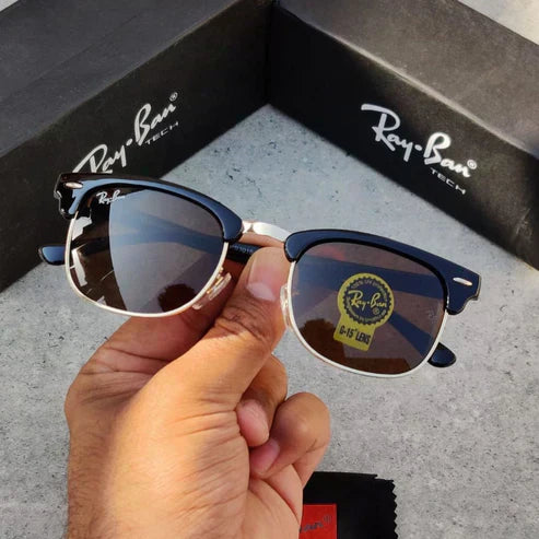 RB Brown & Gold Sunglass For Unisex.