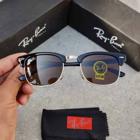 RB Brown & Gold Sunglass For Unisex.