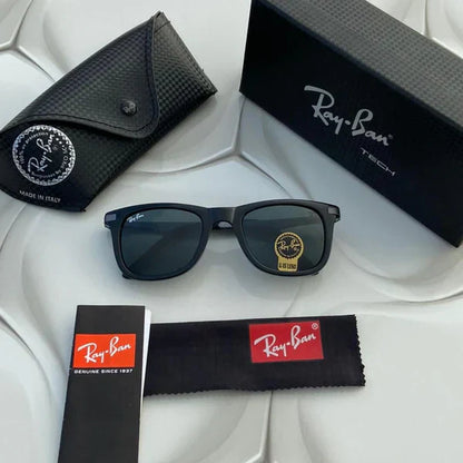 RB Black & Black Wintage Sunglass For Unisex.