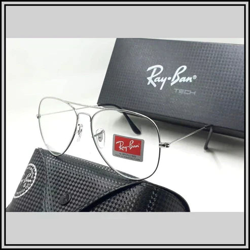 RB Clear & Silver New 26-mm Men's Sunglasses.